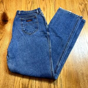Vintage Wrangler Women's Jeans‎ Misses 20 34x34 High Rise Horse in Pocket USA